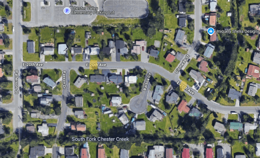 NETC Part 5 E 20th Ave Map Marked East 20th Avenue